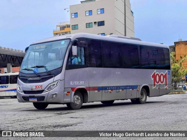 Auto Viação 1001 RJ 108.297 na cidade de Macaé, Rio de Janeiro, Brasil, por Victor Hugo Gerhardt Leandro de Nantes. ID da foto: 11904351.