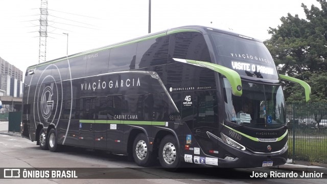 Viação Garcia 98110 na cidade de São Paulo, São Paulo, Brasil, por Jose Ricardo Junior. Número da foto: #11904474.
