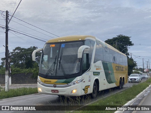 Empresa Gontijo de Transportes 18885 na cidade de Parnamirim, Rio Grande do Norte, Brasil, por Alison Diego Dias da Silva. ID da foto: 11904237.