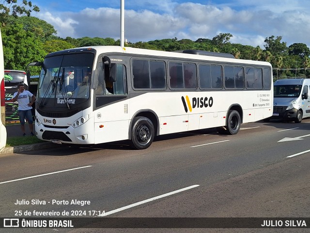 Disco - ERV Transporte 08 na cidade de Porto Alegre, Rio Grande do Sul, Brasil, por JULIO SILVA. ID da foto: 11904047.