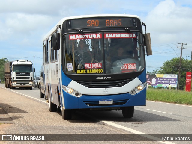 ViaBus Transportes CT-97704 na cidade de Benevides, Pará, Brasil, por Fabio Soares. ID da foto: 11905359.