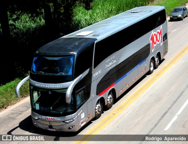 Auto Viação 1001 RJ 108.1127 na cidade de Conselheiro Lafaiete, Minas Gerais, Brasil, por Rodrigo  Aparecido. ID da foto: 11904863.