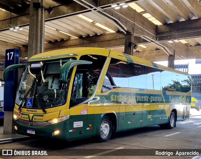 Viação Rápido Brasil 1002 na cidade de São Paulo, São Paulo, Brasil, por Rodrigo  Aparecido. Número da foto: #11905642.