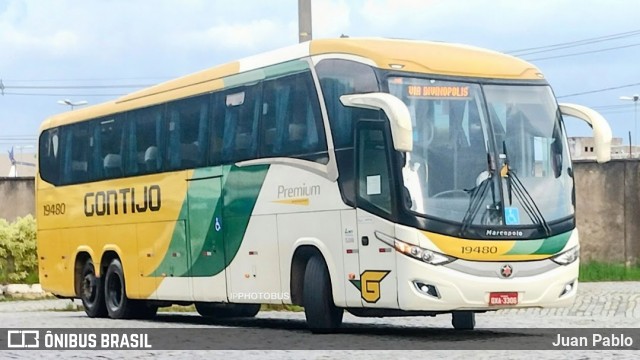 Empresa Gontijo de Transportes 19480 na cidade de Juiz de Fora, Minas Gerais, Brasil, por Juan Pablo. Número da foto: #11904040.