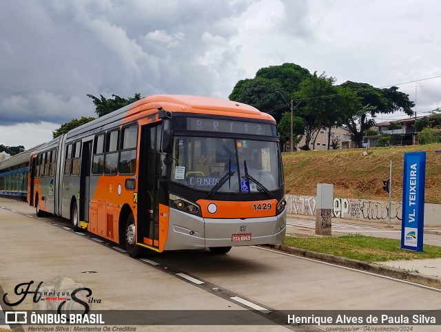 VB Transportes e Turismo 1429 na cidade de Campinas, São Paulo, Brasil, por Henrique Alves de Paula Silva. Número da foto: #11904906.
