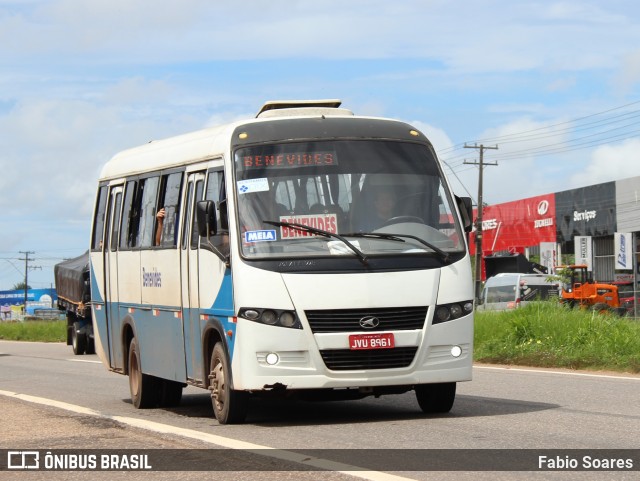 Ônibus Particulares JVU8961 na cidade de Benevides, Pará, Brasil, por Fabio Soares. ID da foto: 11905339.