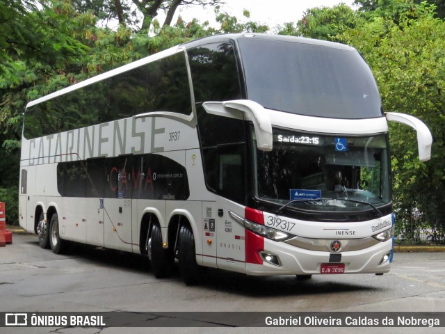 Auto Viação Catarinense 319317 na cidade de São Paulo, São Paulo, Brasil, por Gabriel Oliveira Caldas da Nobrega. Número da foto: #11905579.