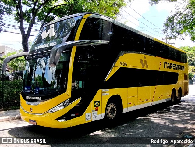 Viação Nova Itapemirim 50206 na cidade de São Paulo, São Paulo, Brasil, por Rodrigo  Aparecido. Número da foto: #11905711.