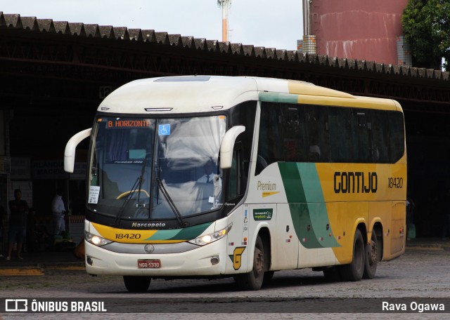 Empresa Gontijo de Transportes 18420 na cidade de Vitória da Conquista, Bahia, Brasil, por Rava Ogawa. Número da foto: #11906244.