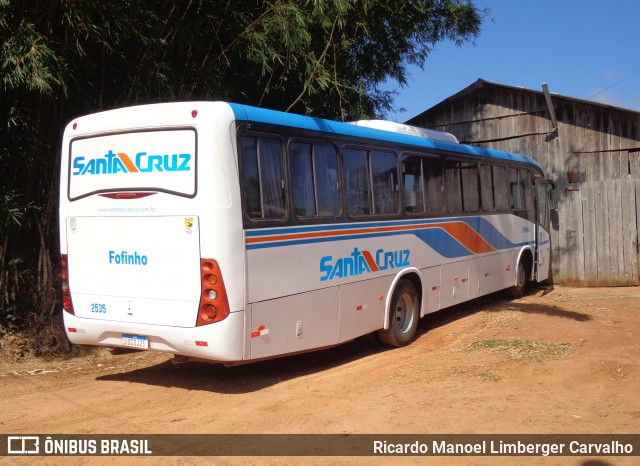 VUSC - Viação União Santa Cruz 2535 na cidade de Rio Pardo, Rio Grande do Sul, Brasil, por Ricardo Manoel Limberger Carvalho. ID da foto: 11904849.