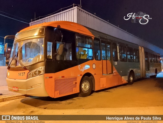 VB Transportes e Turismo 1437 na cidade de Campinas, São Paulo, Brasil, por Henrique Alves de Paula Silva. Número da foto: #11904956.