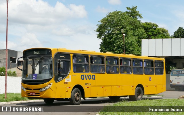 AVOA - Auto Viação Ourinhos Assis 34125 na cidade de Ourinhos, São Paulo, Brasil, por Francisco Ivano. ID da foto: 11906735.