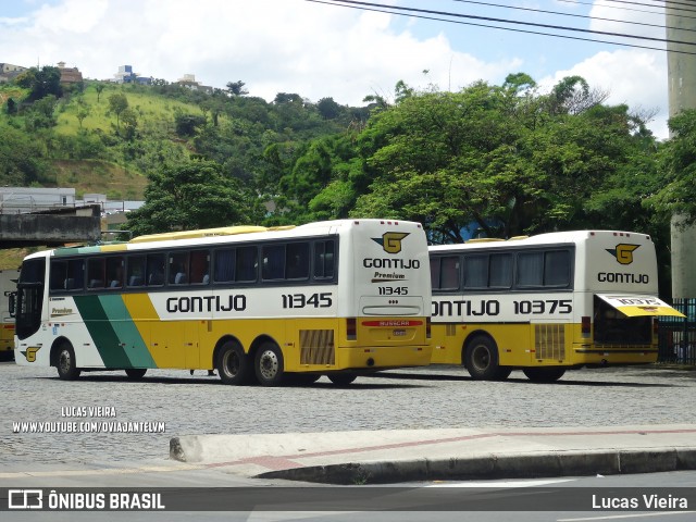 Empresa Gontijo de Transportes 11345 na cidade de Belo Horizonte, Minas Gerais, Brasil, por Lucas Vieira. ID da foto: 11907979.