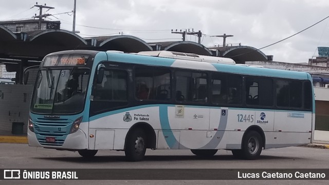 Auto Viação São José 12445 na cidade de Fortaleza, Ceará, Brasil, por Lucas Caetano Caetano. ID da foto: 11907211.