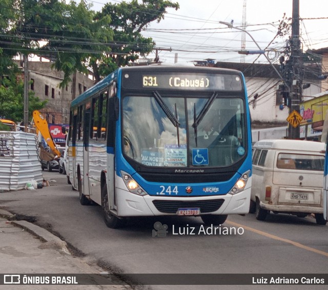 Consórcio Recife 244 na cidade de Recife, Pernambuco, Brasil, por Luiz Adriano Carlos. Número da foto: #11907785.