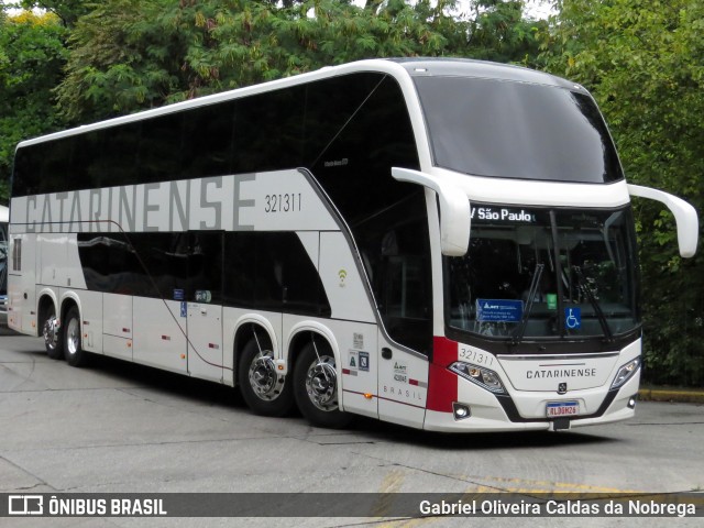 Auto Viação Catarinense 321311 na cidade de São Paulo, São Paulo, Brasil, por Gabriel Oliveira Caldas da Nobrega. ID da foto: 11907393.