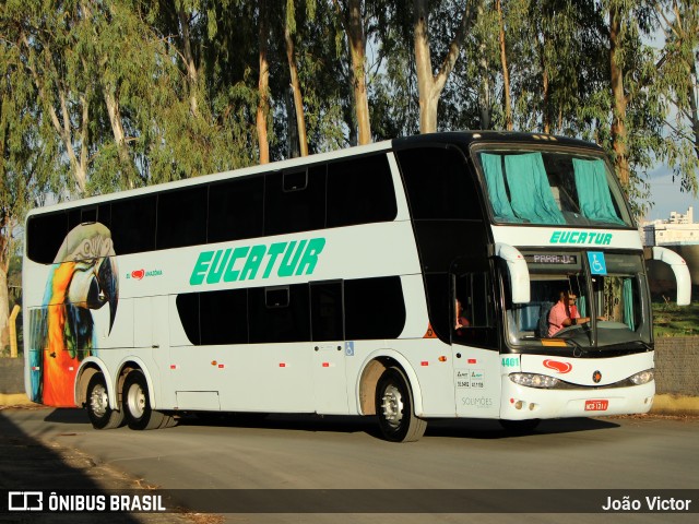 Eucatur - Empresa União Cascavel de Transportes e Turismo 4401 na cidade de Cuiabá, Mato Grosso, Brasil, por João Victor. ID da foto: 11909066.