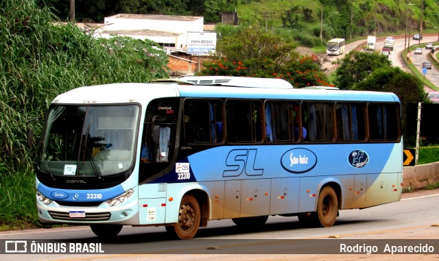 Viação São Luiz 22310 na cidade de Conselheiro Lafaiete, Minas Gerais, Brasil, por Rodrigo  Aparecido. Número da foto: #11908341.