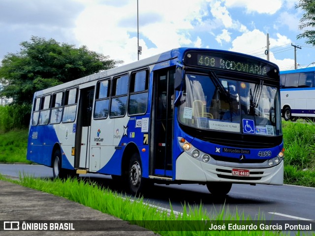Onicamp Transporte Coletivo 4869 na cidade de Campinas, São Paulo, Brasil, por José Eduardo Garcia Pontual. Número da foto: #11838570.