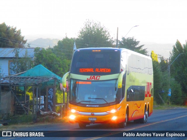 JAC 7780 na cidade de Villarrica, Cautín, Araucanía, Chile, por Pablo Andres Yavar Espinoza. ID da foto: 11839060.