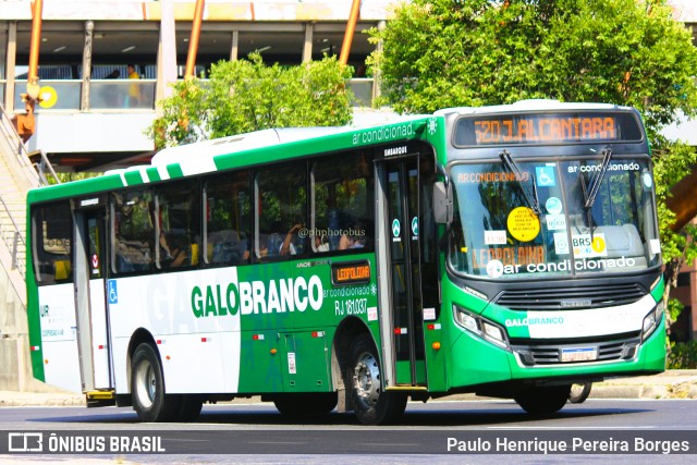 Viação Galo Branco RJ 181.037 na cidade de Rio de Janeiro, Rio de Janeiro, Brasil, por Paulo Henrique Pereira Borges. Número da foto: #11839258.