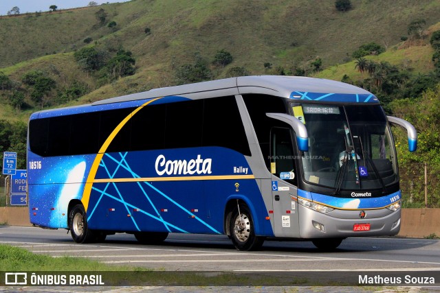 Viação Cometa 18516 na cidade de Aparecida, São Paulo, Brasil, por Matheus Souza. ID da foto: 11839861.