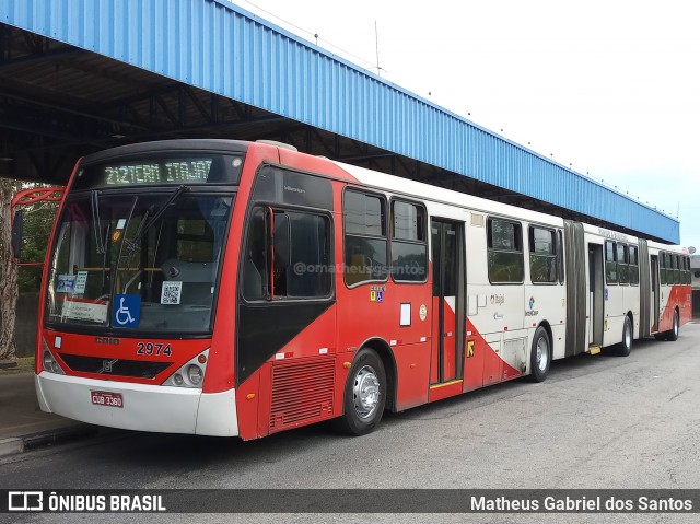 Itajaí Transportes Coletivos 2974 na cidade de Campinas, São Paulo, Brasil, por Matheus Gabriel dos Santos. Número da foto: #11839678.