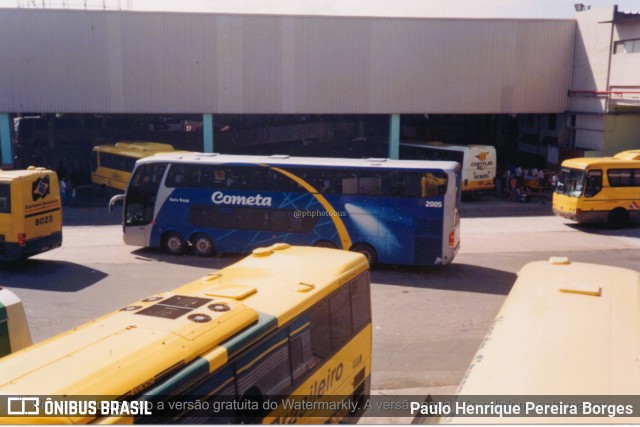 Viação Cometa 2005 na cidade de Rio de Janeiro, Rio de Janeiro, Brasil, por Paulo Henrique Pereira Borges. ID da foto: 11839350.