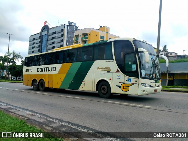 Empresa Gontijo de Transportes 14045 na cidade de Ipatinga, Minas Gerais, Brasil, por Celso ROTA381. ID da foto: 11838027.