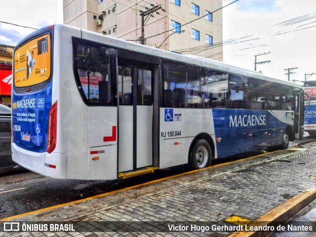 Rápido Macaense RJ 150.044 na cidade de Macaé, Rio de Janeiro, Brasil, por Victor Hugo Gerhardt Leandro de Nantes. ID da foto: 11837619.