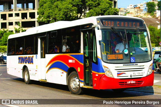 Transportadora Tinguá RJ 156.067 na cidade de Rio de Janeiro, Rio de Janeiro, Brasil, por Paulo Henrique Pereira Borges. Número da foto: #11839261.