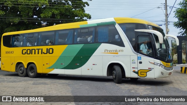 Empresa Gontijo de Transportes 18610 na cidade de Pirapora, Minas Gerais, Brasil, por Luan Pereira do Nascimento. ID da foto: 11838077.