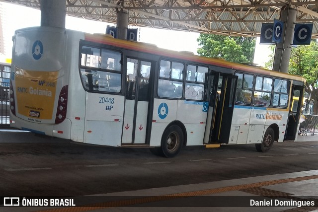 HP Transportes Coletivos 20448 na cidade de Goiânia, Goiás, Brasil, por Daniel Domingues. ID da foto: 11838608.