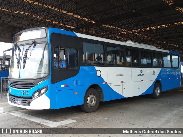 VB Transportes e Turismo 1716 na cidade de Campinas, São Paulo, Brasil, por Matheus Gabriel dos Santos. Número da foto: #11839794.