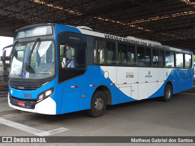 VB Transportes e Turismo 1405 na cidade de Campinas, São Paulo, Brasil, por Matheus Gabriel dos Santos. Número da foto: #11839801.