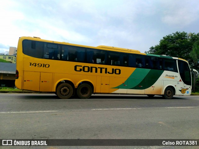 Empresa Gontijo de Transportes 14910 na cidade de Ipatinga, Minas Gerais, Brasil, por Celso ROTA381. Número da foto: #11838043.