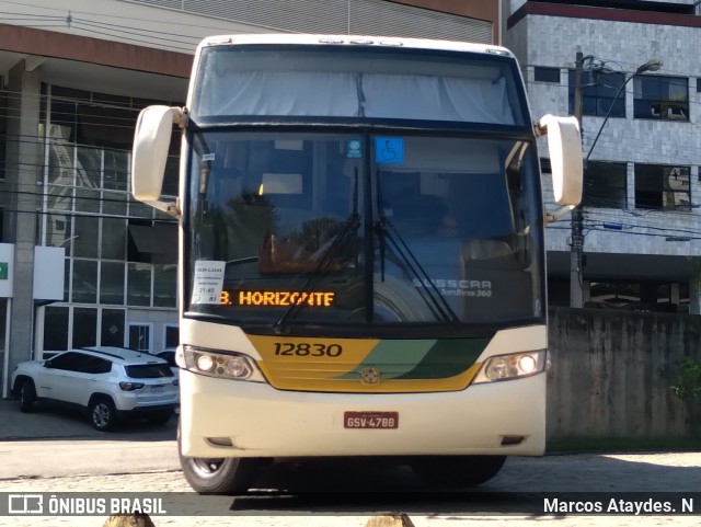 Empresa Gontijo de Transportes 12830 na cidade de Cachoeiro de Itapemirim, Espírito Santo, Brasil, por Marcos Ataydes. N. ID da foto: 11837657.