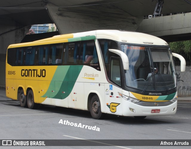 Empresa Gontijo de Transportes 18845 na cidade de Belo Horizonte, Minas Gerais, Brasil, por Athos Arruda. ID da foto: 11839896.