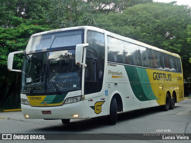 Empresa Gontijo de Transportes 12090 na cidade de São Paulo, São Paulo, Brasil, por Lucas Vieira. Número da foto: #11839727.