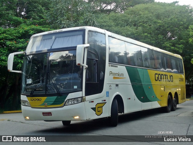 Empresa Gontijo de Transportes 12090 na cidade de São Paulo, São Paulo, Brasil, por Lucas Vieira. ID da foto: 11839727.