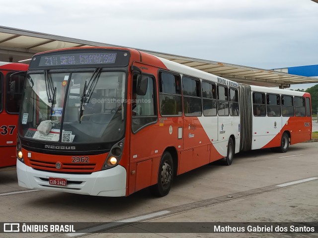 Itajaí Transportes Coletivos 2962 na cidade de Campinas, São Paulo, Brasil, por Matheus Gabriel dos Santos. ID da foto: 11839673.