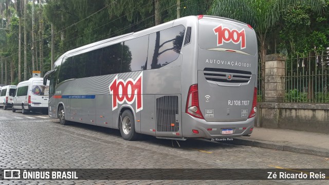 Auto Viação 1001 RJ 108.1107 na cidade de Petrópolis, Rio de Janeiro, Brasil, por Zé Ricardo Reis. Número da foto: #11838801.