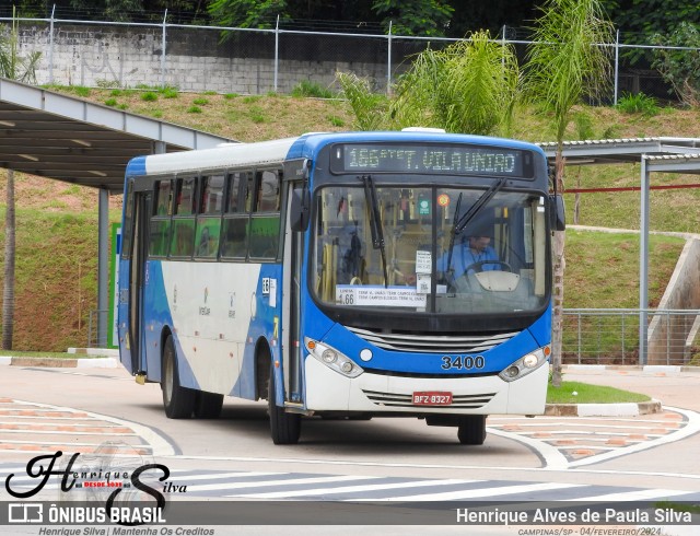 VB Transportes e Turismo 3400 na cidade de Campinas, São Paulo, Brasil, por Henrique Alves de Paula Silva. ID da foto: 11842085.