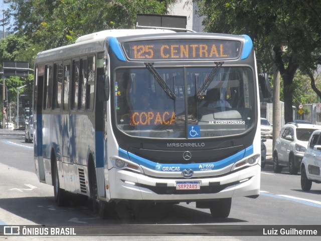 Viação Nossa Senhora das Graças A71559 na cidade de Rio de Janeiro, Rio de Janeiro, Brasil, por Luiz Guilherme. Número da foto: #11841020.