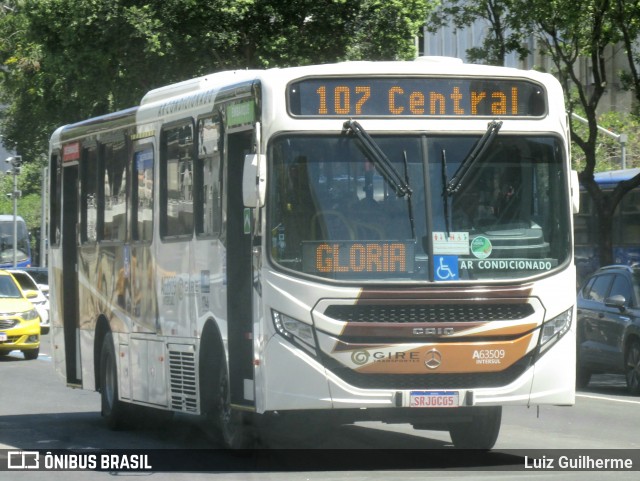 Erig Transportes > Gire Transportes A63509 na cidade de Rio de Janeiro, Rio de Janeiro, Brasil, por Luiz Guilherme. ID da foto: 11841029.