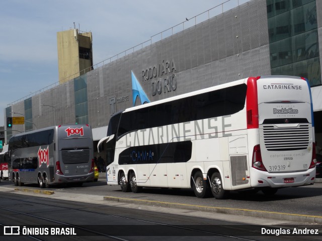 Auto Viação Catarinense 319319 na cidade de Rio de Janeiro, Rio de Janeiro, Brasil, por Douglas Andrez. ID da foto: 11840830.