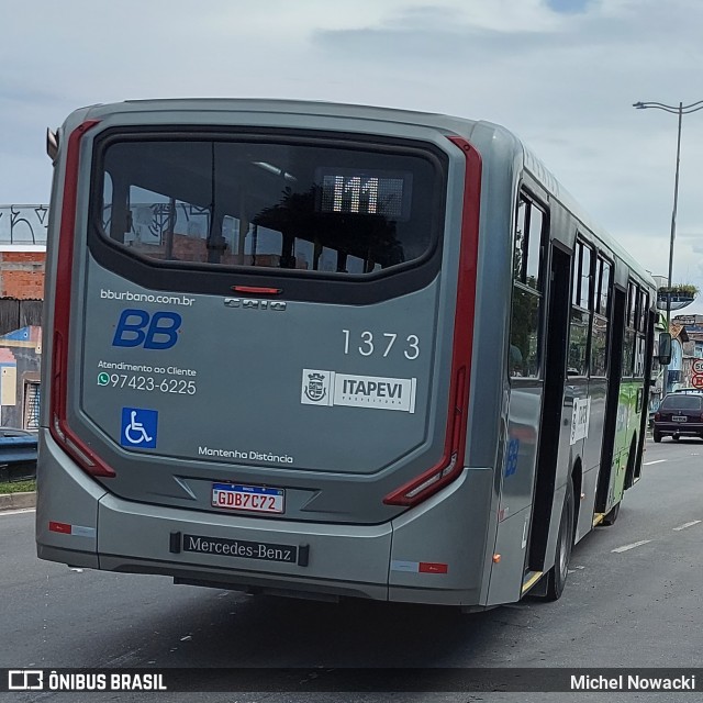 BB Transportes e Turismo 1373 na cidade de São Paulo, São Paulo, Brasil, por Michel Nowacki. Número da foto: #11842127.