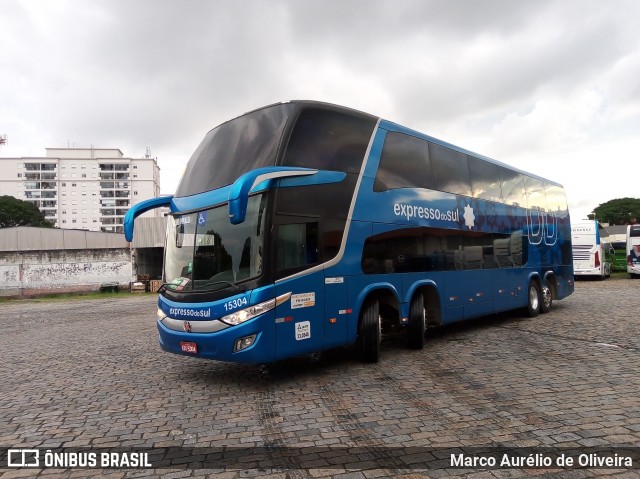 Expresso do Sul 15304 na cidade de São Paulo, São Paulo, Brasil, por Marco Aurélio de Oliveira. ID da foto: 11842326.