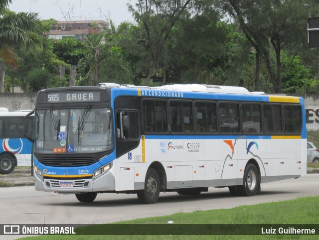 Transportes Futuro C30224 na cidade de Rio de Janeiro, Rio de Janeiro, Brasil, por Luiz Guilherme. Número da foto: #11841042.
