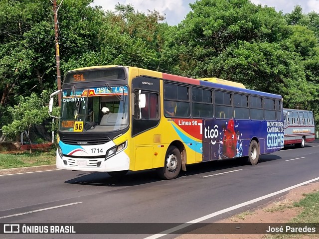 TTA S.A. - Línea 96 1714 na cidade de San Lorenzo, Central, Paraguai, por José Paredes. Número da foto: #11842036.